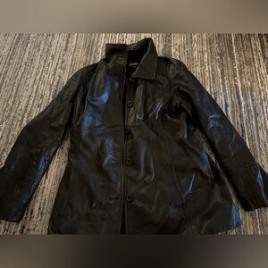 COPY - Leather Danier Short Trench